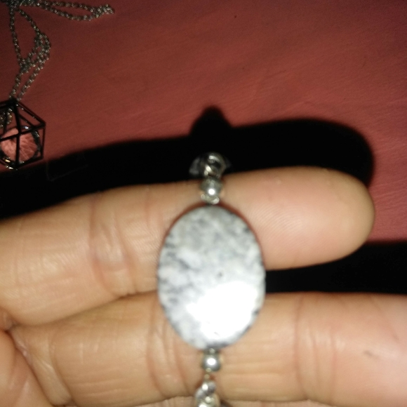 Pink Zebra Jasper Bracelet - Picture 3 of 3